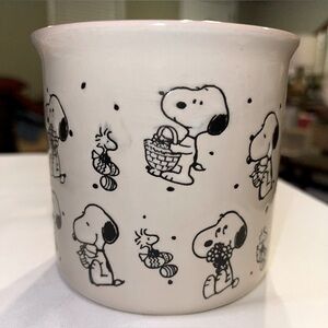 Peanuts Snoopy Easter oversized mug pink white